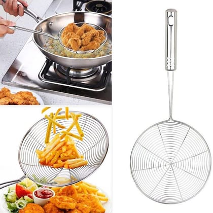 Arshalifestyle  Small Oil Strainer To Get Perfect Fried Food Stuffs Easily Without Any Problem And Damage.