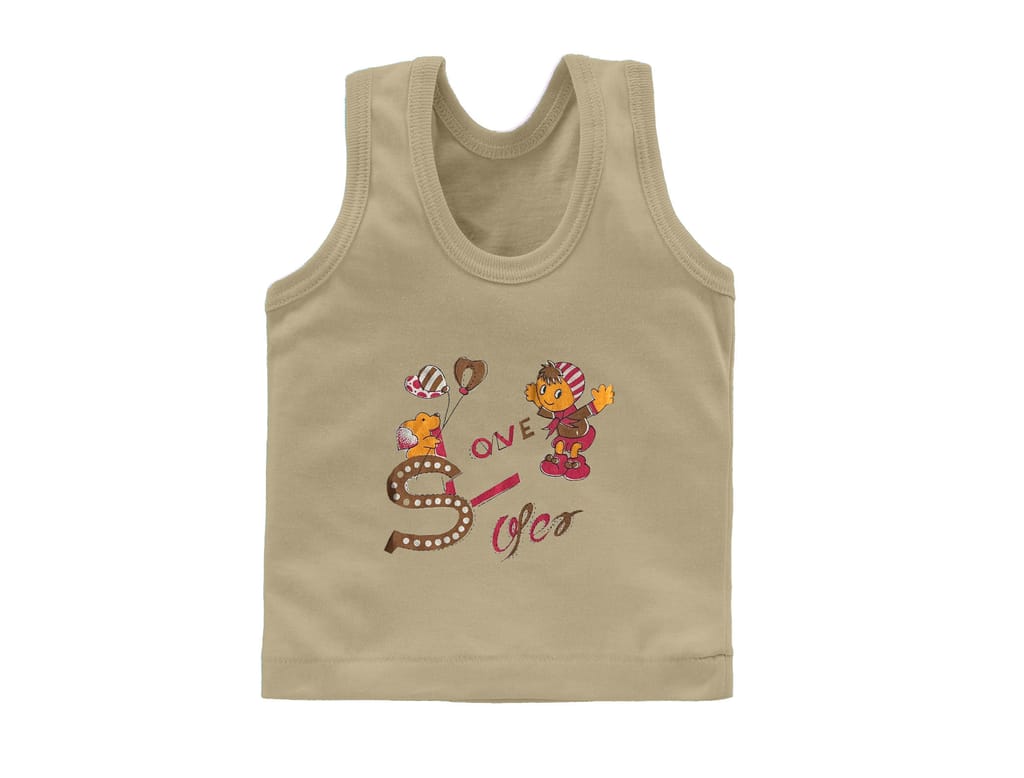 Neeba Pure Cotton Color Multicolor Striped Printed Innerwear baniyan Kids Vest Infants Sando Unisex Sleeveless Regular fit Undershirts for Boys and Girls