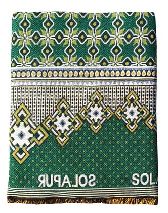 Mandhania Solapur Chaddars 100% Cotton Dailyuse Single Bed Blanket Pack of 1 - Multicolor