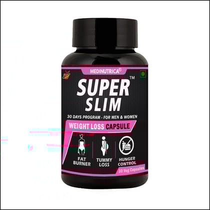 Medinutrica Advanced Weight Loss Formula 500 mg Support Weight Loss & BMI Reduction - 30 Capsules