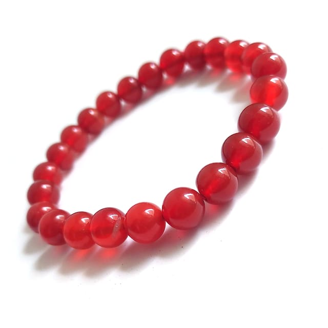 Basic Red Agate - FortunaBeads