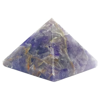 KITREE Natural Amethyst Crystal Pyramid for FENG Shui and Crystal Healing (Purple)