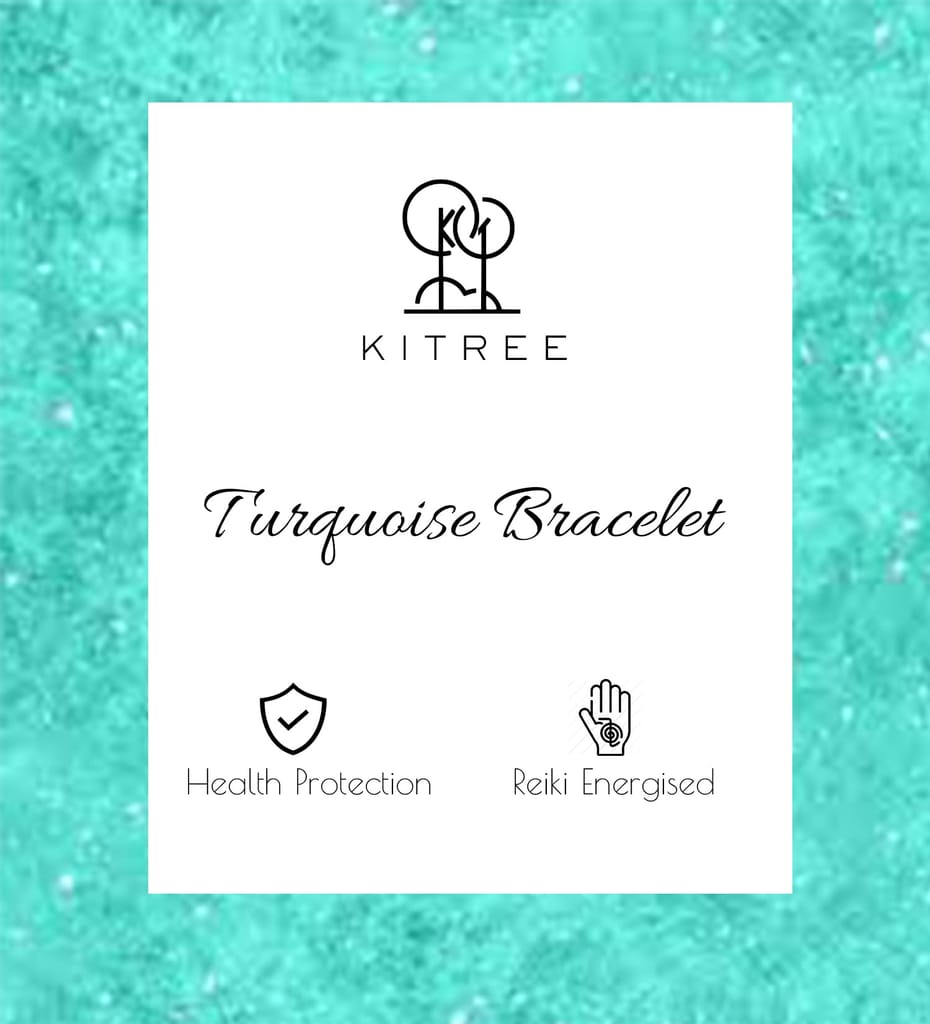 KITREE ENERGISED NATURAL IOLITE CRYSTAL BRACELET 8MM ROUND FOR UNISEX (COLOR VOILET)