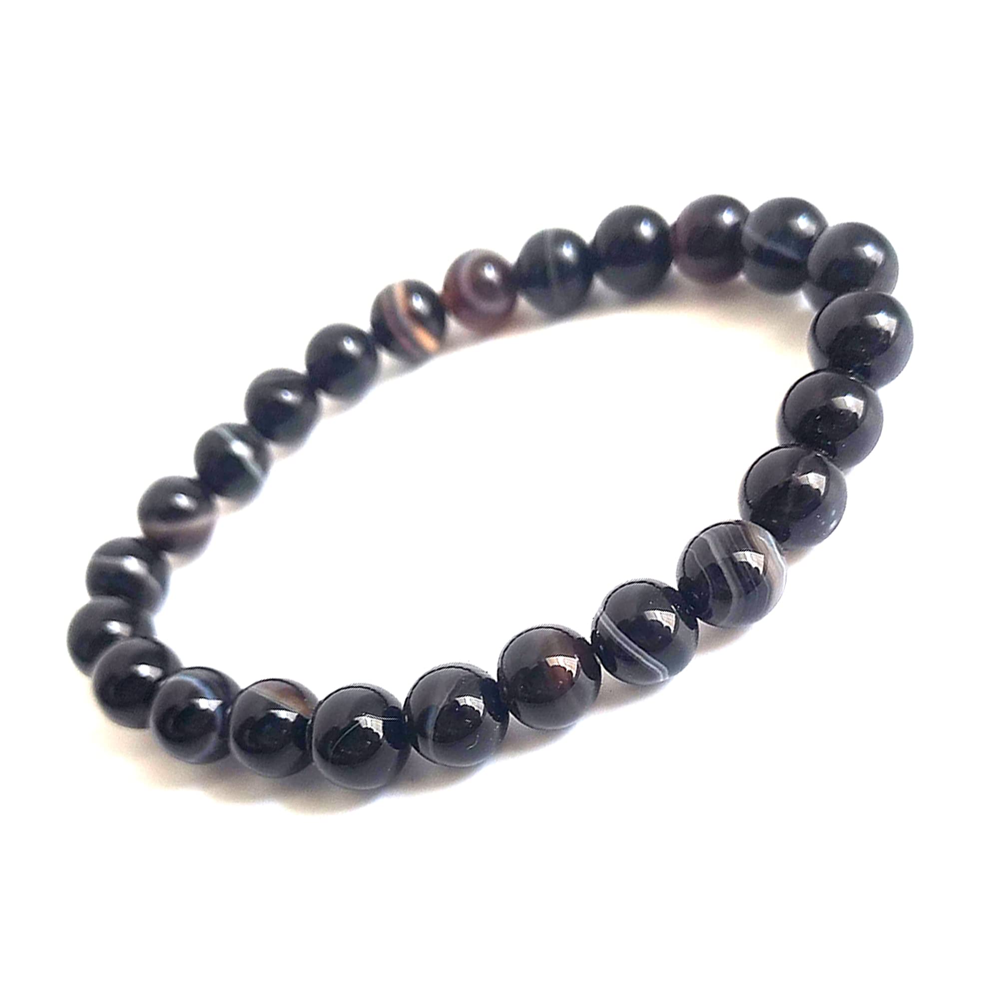 Hakik Black Stone Beaded Bracelet | Salty – Salty Accessories