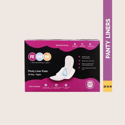 FEMEIN Panty Liners | 25 Pcs (Pack Of 1)