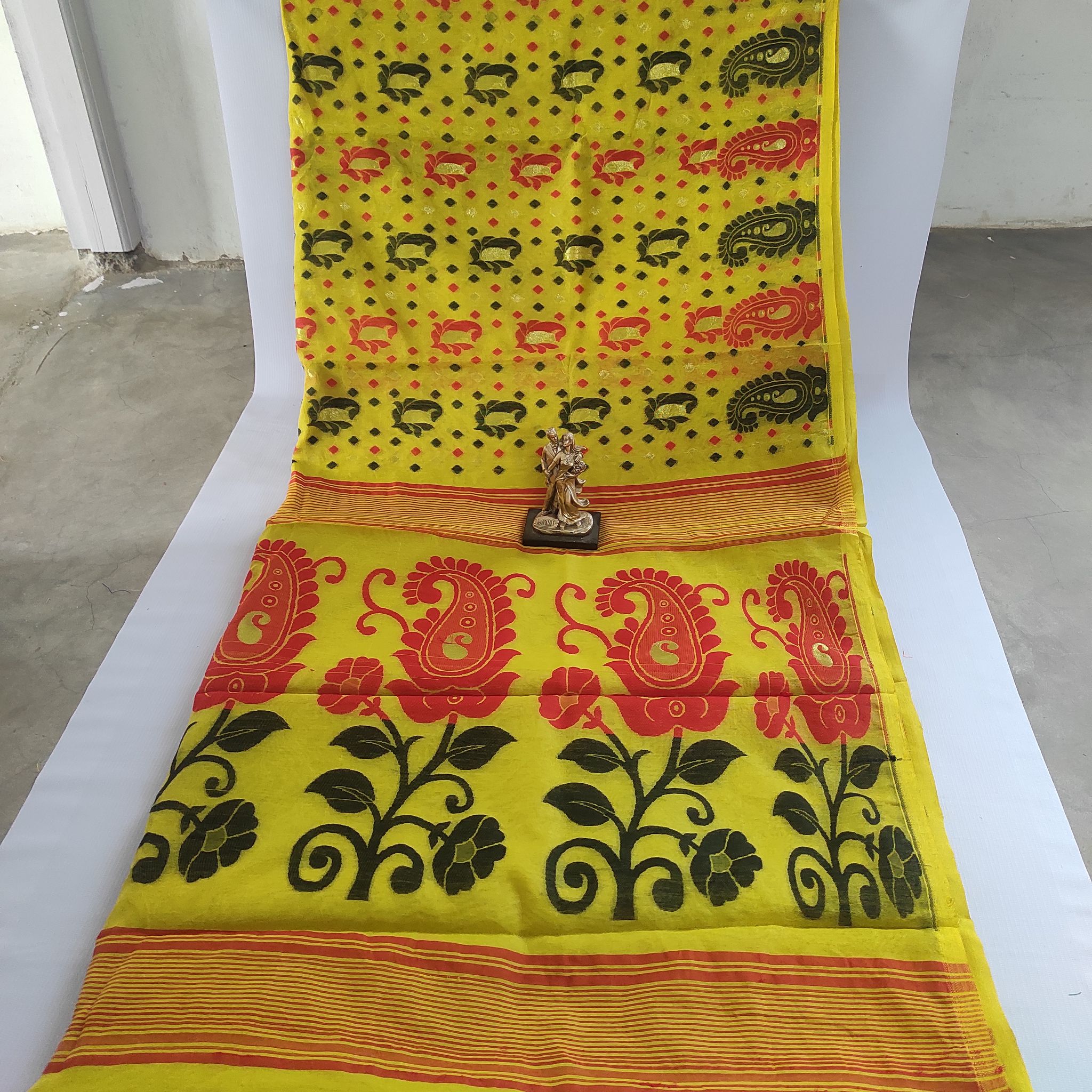 DHAKAI JAMDANI SAREE FOR WOMEN (COTTON SILK)