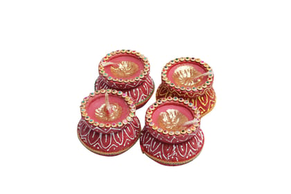 Dbeautify Matka Candles, Set of 4