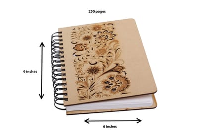 Dbeautify MDF Diary, 150 pages, Blank pages (Unruled)