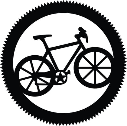 Dbeautify Beautiful Cycle Design MDF Wooden Modern Wall Art Hanging for Children Bedroom Decoration in Black Color Size 12 Inches