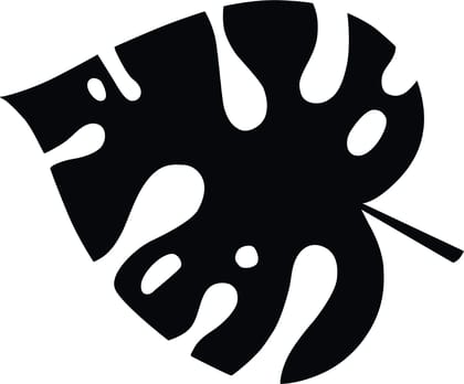 Dbeautify Beautiful Leaf Design MDF Wooden Wall Art Hanging for Home & Office Decoration in Black Color Size: 12 Inches