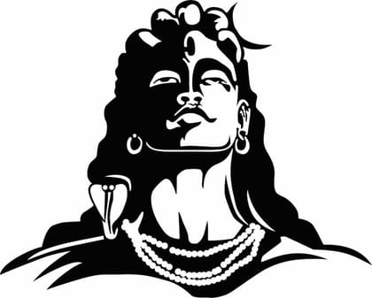 Dbeautify Lord Shiva Design MDF Wooden Wall Art Hanging for Home Pooja Room & Office Decoration in Black Color Size: 12 Inches