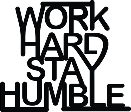 Dbeautify Motivational Quote Design MDF Wooden Wall Art Hanging for Bedroom Decoration in Black Color Size: 12 Inches