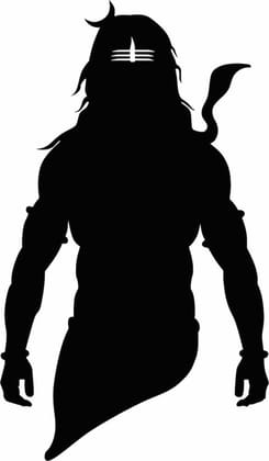 Dbeautify Lord Shiv Design MDF Wooden Wall Art Hanging for Home Pooja Room & Office Decoration in Black Color Size: 12 Inches