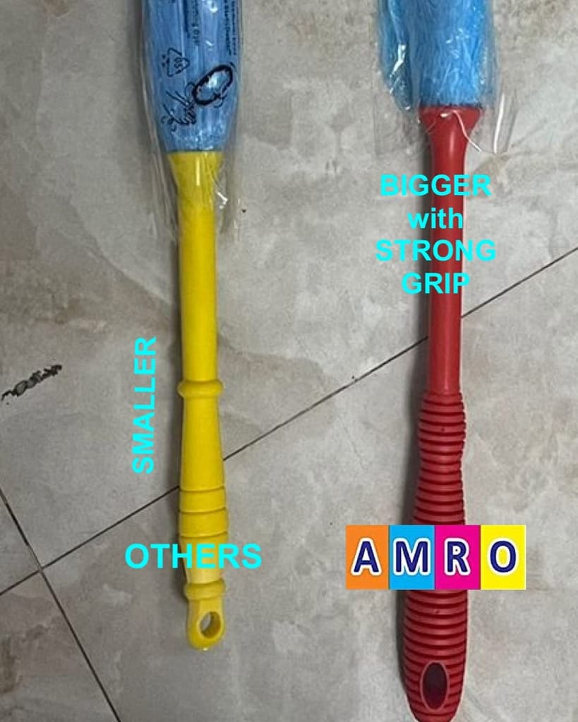 AMRO Home Needs Static Feather Duster Multipurpose Colorful Microfiber for Easy to Cleaning Home/Office/Shop/Car (Pack of 1)