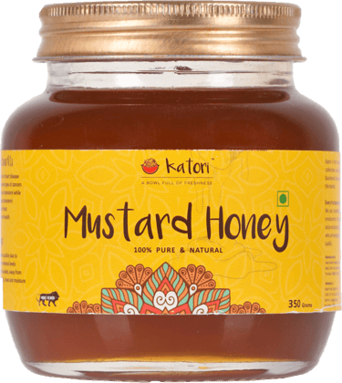 Katori Mustard Honey | Derived from Chemical-free Sunflower Fields (350ml)