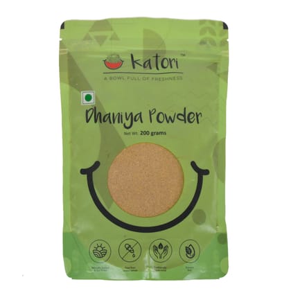 Katori Coriander (Dhaniya) Powder | Sun Dried | Authentic Flavor (200gm)