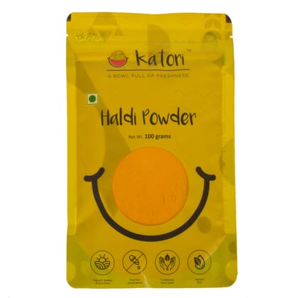 Katori Haldi (Turmeric) Powder | | Sun Dried | Authentic Flavour (100gm)