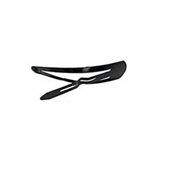 TOTAL SOLUTION Black Metal Tic Tac Hair Clips for Women & Girls (Pack of 24)