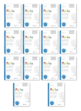 Key2Practice Class 4 Maths Workbook (Numbers, Addition, Subtraction, Multiplication, Division, Factors & Multiples, Fractions, Geometry, Perimeter, Measurements, Money, Time, Patterns, Data Handling)