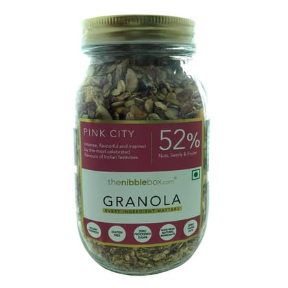 Pistachio, Rose & Cardamom Pink City Granola