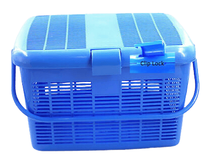 multipurpose high quality picnic plastic utility  basket (deep pink, Blue)