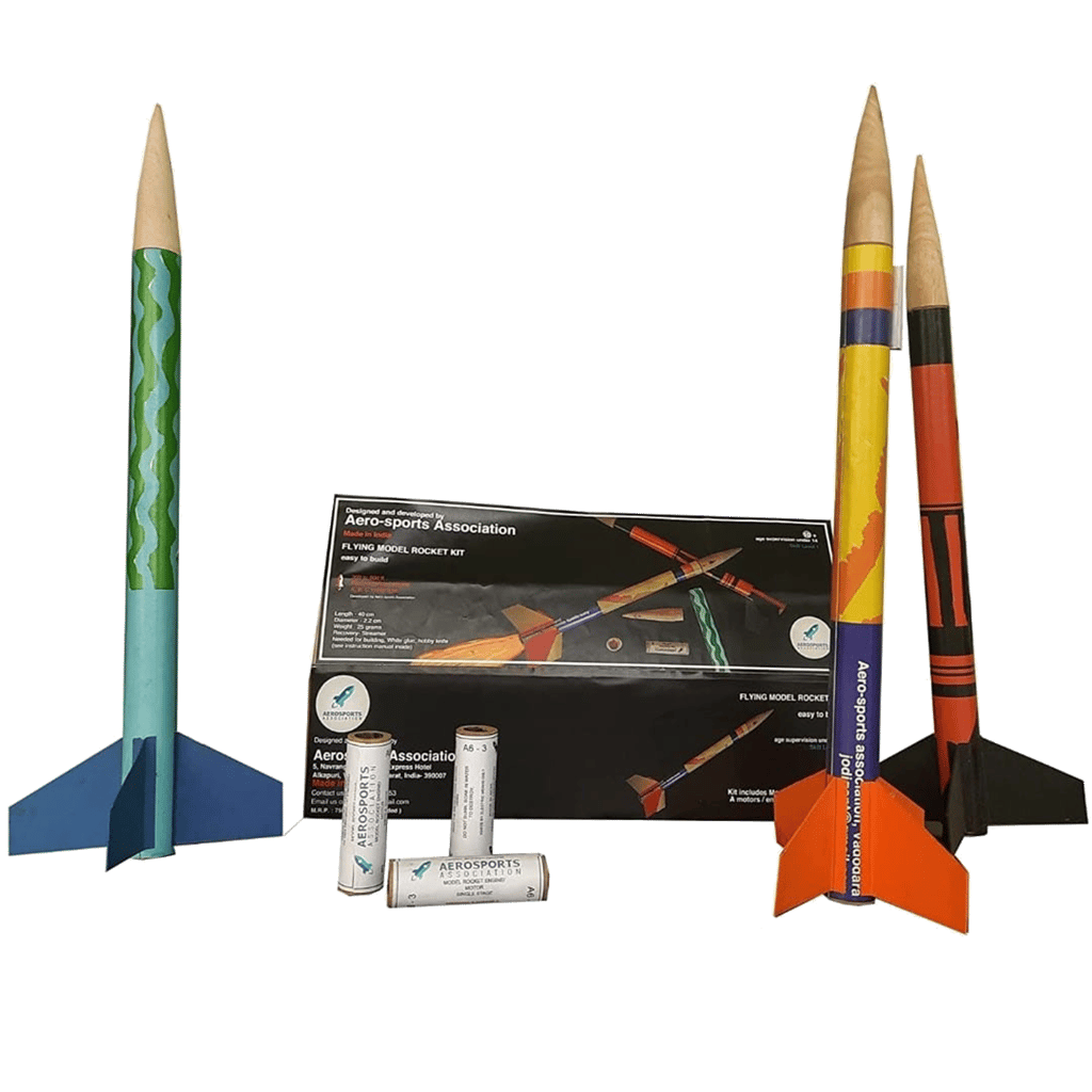 Flying Model Rocket Kit with A class (A6-3) Model Rocket engines - Toys and Games | Buy online on ZillyBuy