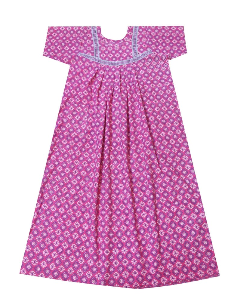 Devansh Trends Cotton Nighty for Women Black Color (L-10XL) (7XL)