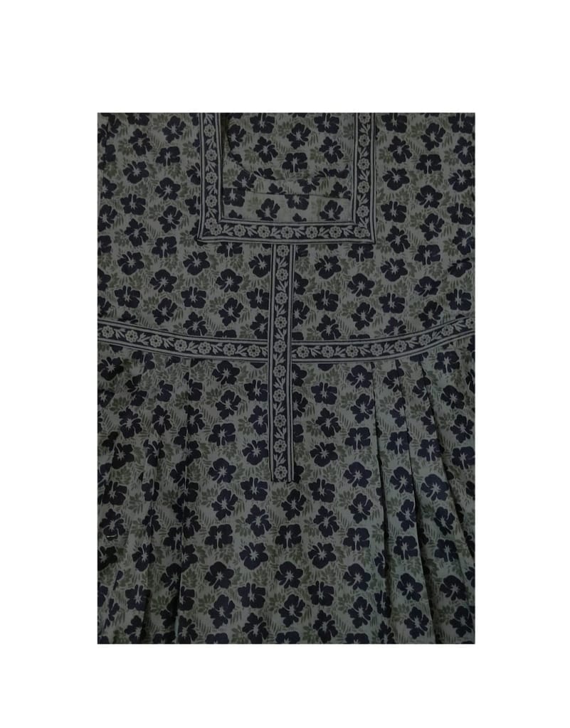 Devansh Trends Collections Jaipuri Cotton Nighty for Women Free Size To 10XL Size