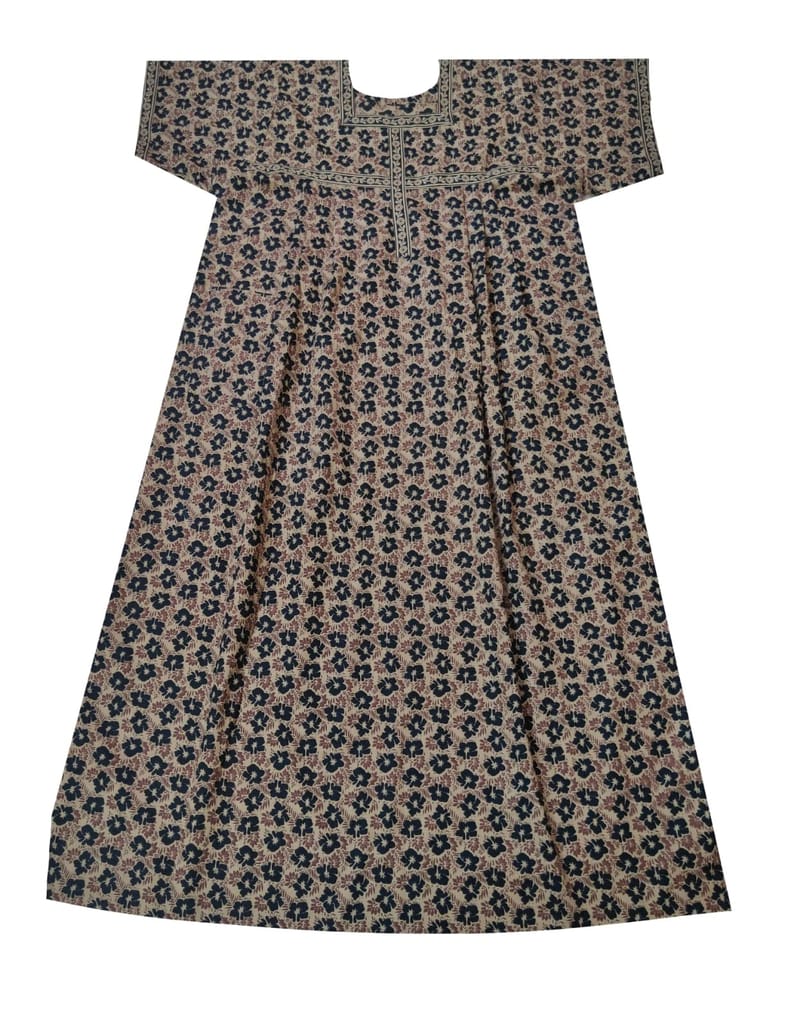 Devansh Trends Collections Nighties Printed Pure Jaipuri Cotton Nighty Night Gown/Night Dress for Women Large Size 3XL and 7XL Size - 10xl Size