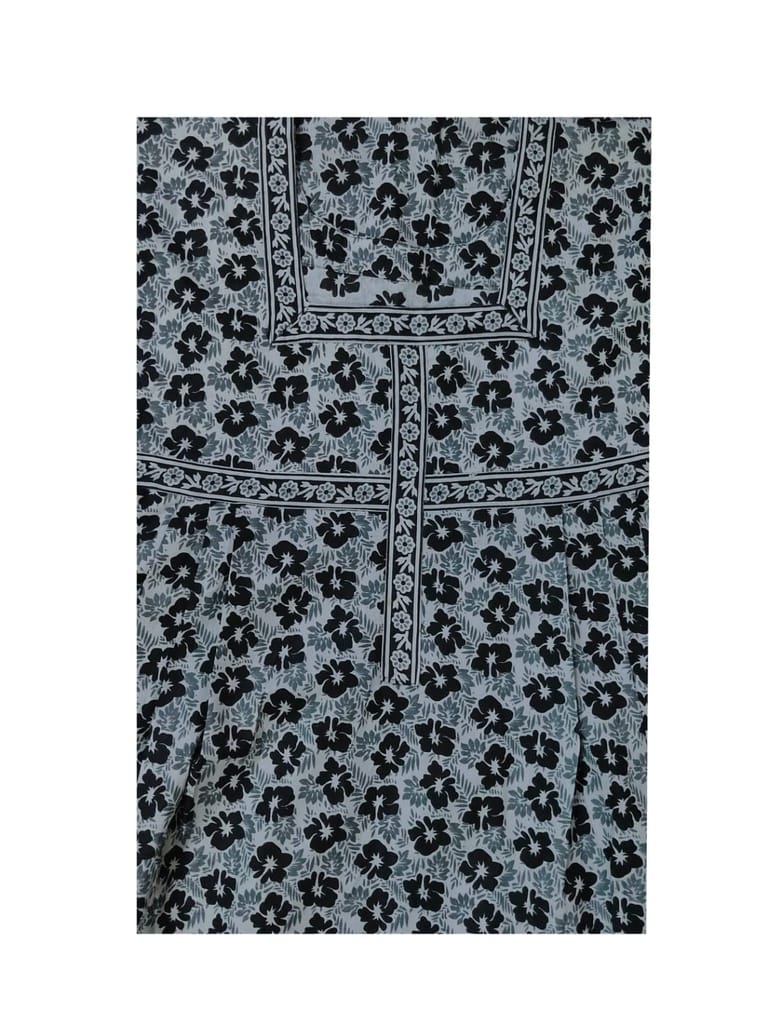 Rachakula Readymades Printed Pure Cotton Nighty Night Gown/Night Dress for Women (Large - 10xl) (9XL, Cotton) Red