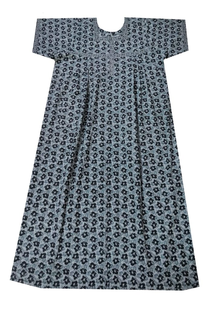 Rachakula Readymades Printed Pure Cotton Nighty Night Gown/Night Dress for Women (Large - 10xl) (9XL, Cotton) Red