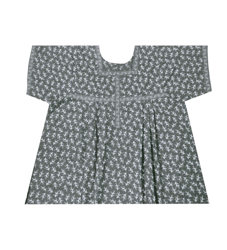 Devansh Trends Collections Women's Cotton Floral Ankle Length Nighty Multicolor Free Size - 10XL (X-Large, Cotton) Blue