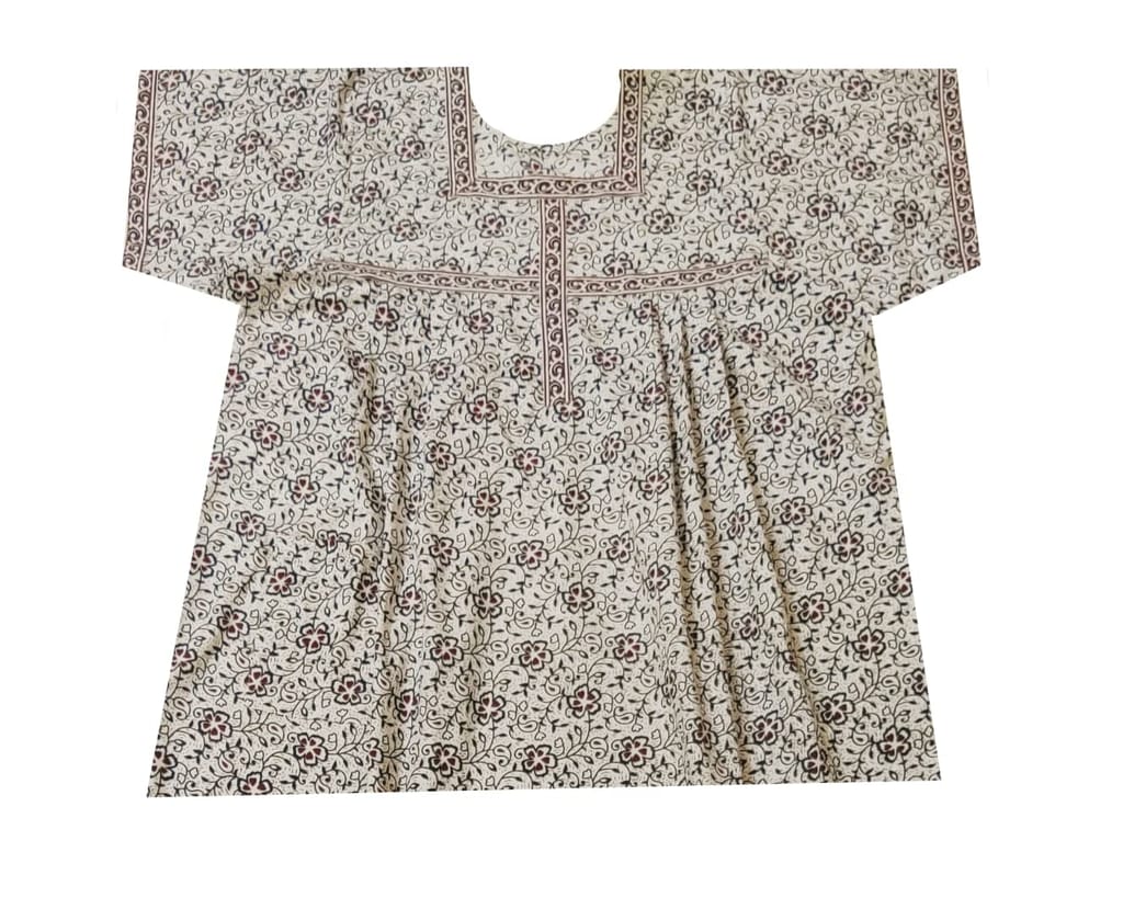 Women's Cotton All Over Print Maxi Nighty/Mightgown Large Size to 10XL Size Plus Sizes