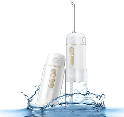 bixdo A30 Premium Water Flossers for Teeth 𝐂𝐨𝐫𝐝𝐥𝐞𝐬𝐬, 𝐌𝐢𝐧𝐢 𝐏𝐨𝐫𝐭𝐚𝐛𝐥𝐞 Oral Irrigator, Ultra Quiet, Easy Cleaning 180ml Tank, IPX7, 3 Modes, Gums Braces Care, Rechargeable for Travel/Office/Home