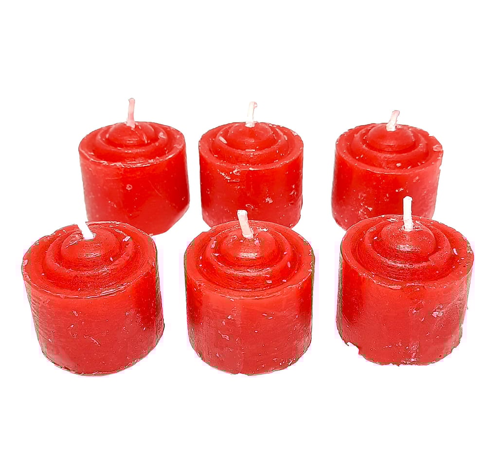 ZURU BUNCH Paraffin wax Decorative Floating Rose Scented Candle, Ideal for Birthday Party Home Decor (Pack of 6)