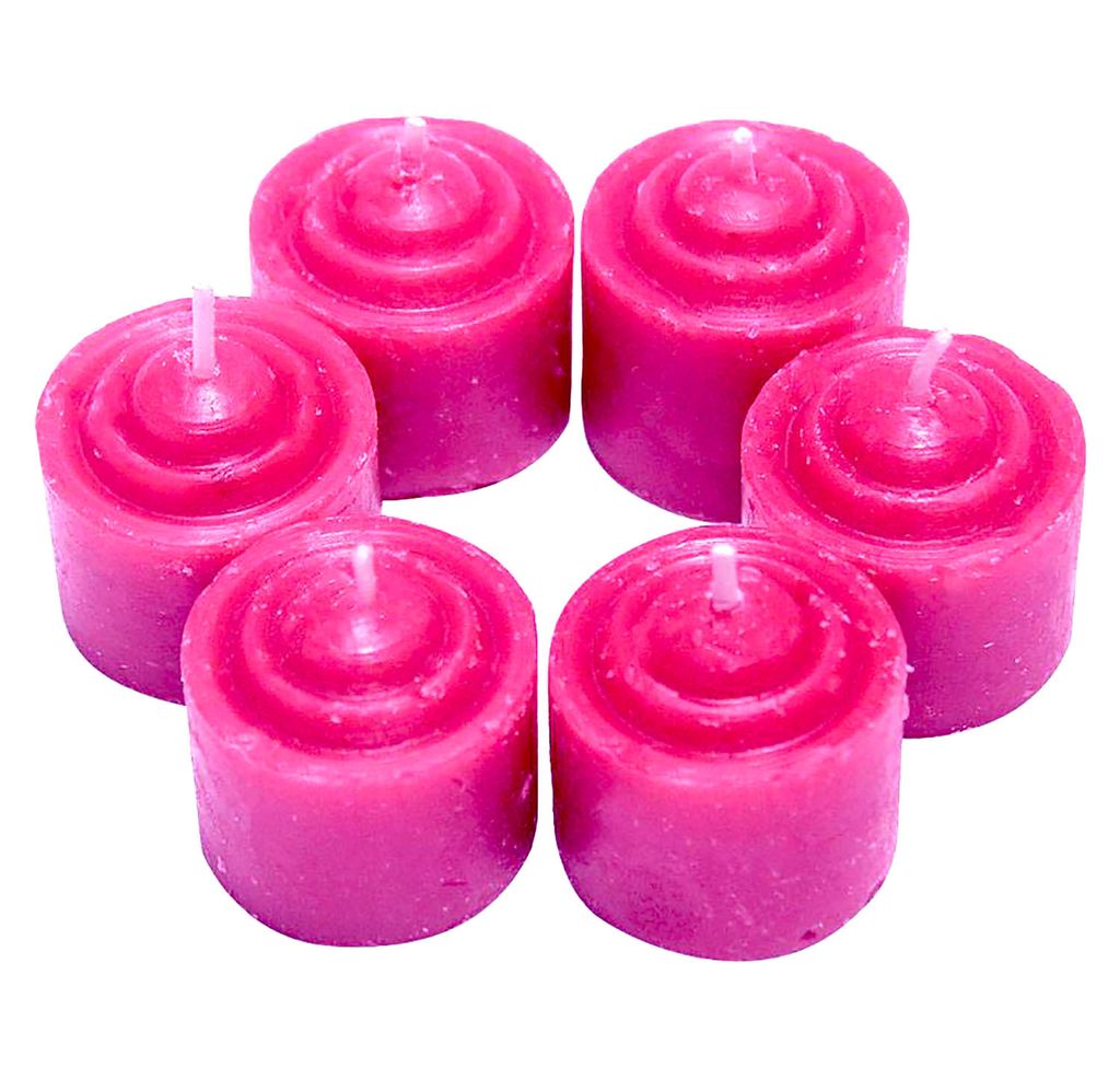 ZURU BUNCH Paraffin wax Decorative Floating Rose Scented Candle, Ideal for Birthday Party Home Decor (Pack of 6)