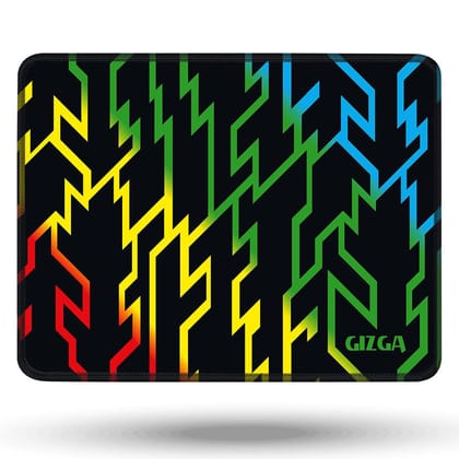 GIZGA essentials (44cm x 35cm Extended Gaming Mouse Pad, Laptop Desk Mat, Computer Mouse Pad with Smooth Mouse Control, Mercerized Surface, Antifray Stitched Embroidery Edges, Anti-Slip Rubber Base