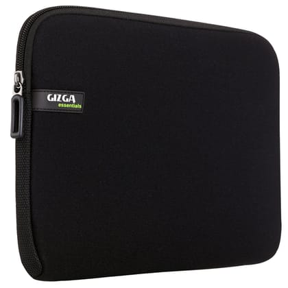 Gizga Essentials Laptop Bag Sleeve Case Cover Pouch for 13.3 Inch Laptops MacBook, Premium Neoprene Material, Ultra-Light & Easy to Carry, Office Bag for Men & Women, Prevents Scratches, Black