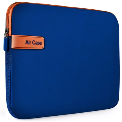 AirCase Protective Laptop Bag Sleeve fits Upto 13.3" Laptop/ MacBook, Wrinkle Free, Padded, Waterproof Light Neoprene case Cover Pouch, for Men & Women,Blue- 6 Months Warranty