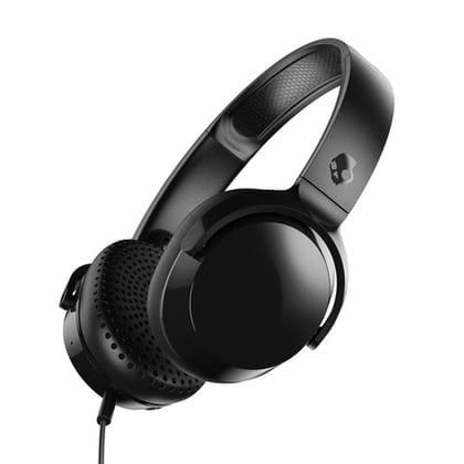 Skullcandy Riff Wired On Ear Headphone with Mic (Black)