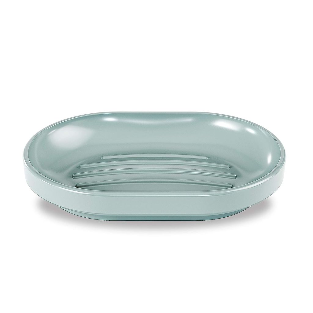 MMTX HighlyDurableContemporary Practical MoldedOval Touch SoapBar Holder for Bathroom