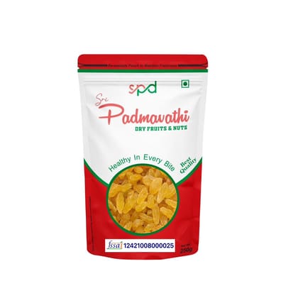 Sri Padmavathi Dry Fruits &Nuts Green Kishmish(250g)