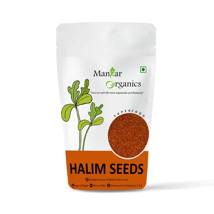 ManHar Organics Natural Halim Seeds- 250gm (Aliv/Garden Cress Seeds) for Eating and Weight Management, Immunity Booster Superfood