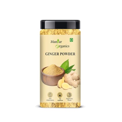 ManHar Organics Ginger Powder Jar 150gm | Natural & Pure | Aromatic Dry Adrak Powder for Cooking & Wellness | No Additives