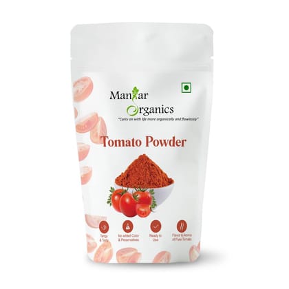 ManHar Organics Dehydrated Tomato Powder 500gm| Ready To Use | Tangy, Spray-Dried & Delicious (Tomato Powder, 500gm) (Tomato Powder, 500gm)