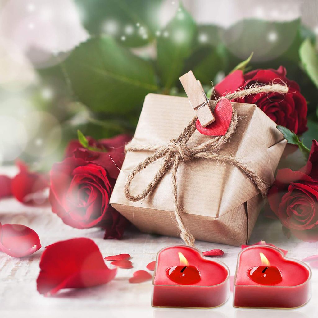 ZURU BUNCH Heart Shape Scented Wax Tealight Candles for Home Decor Smokeless for Diwali, Christmas, Prayer, Functions, Parties, and Church