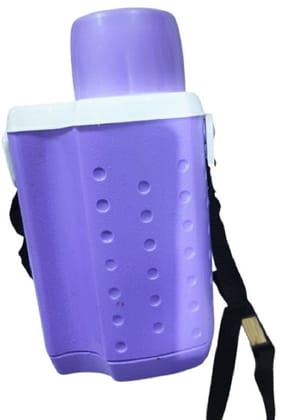 Water Bottle -1000 ml with Cup, Stopper and Belt VOLGA Model