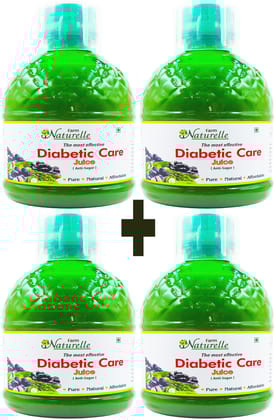 Farm Naturelle-Most Effective Ayurvedic Diabetic Care Juice-Amla, Karela, Jamun, Kutki, Guduchi for Sugar Control-2+2 Free-4X 400mL