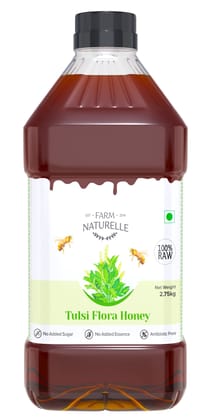 Farm Naturelle Tulsi Forest Flower Wild Honey 2.75kg|100% Pure Honey | Raw & Unfiltered|Unprocessed|Lab Tested Honey In Pet Bottle Farm Naturelle Tulsi Forest Flower Wild Honey 2.75kg|100% Pure Honey | Raw & Unfiltered|Unprocessed|Lab Tested Honey In Pet Bottle