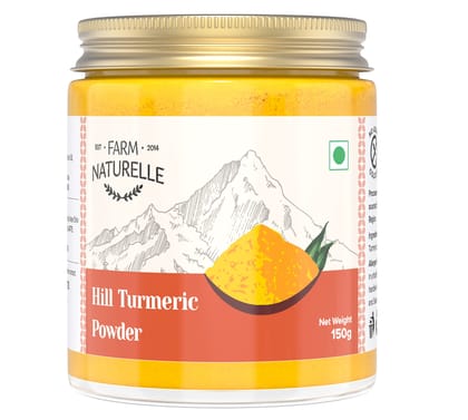 Farm Naturelle-Pure Himalayan Mountain Turmeric Curcumin (Haldi) Powder -150g Farm Naturelle-Pure Himalayan Mountain Turmeric Curcumin (Haldi) Powder -150g